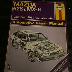 Haynes Mazda 626 & MX-6 1983-91 automotive repair manual 61041 (1082)